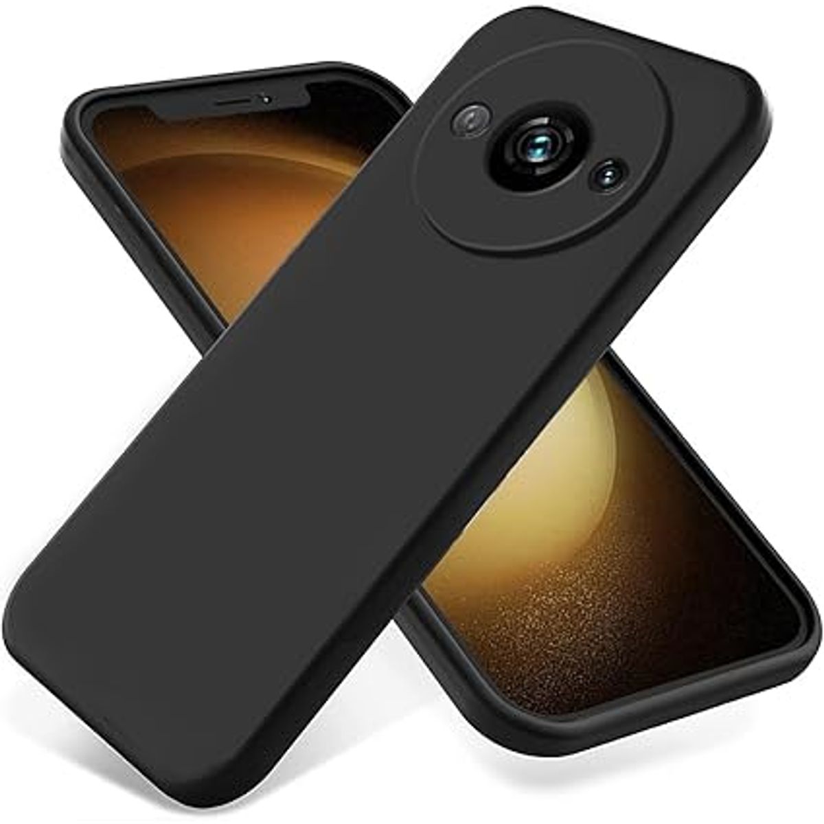GENERICO - Case Protector para Xiaomi Redmi A3 Silicona Negro
