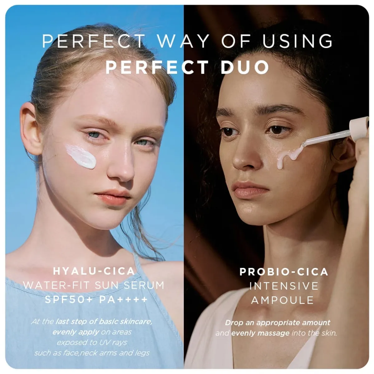 SKIN1004 - Glow 1004 Duo Skin1004 Hyalu-Cica Sun Serum + Probio-Cica Ampoule Set