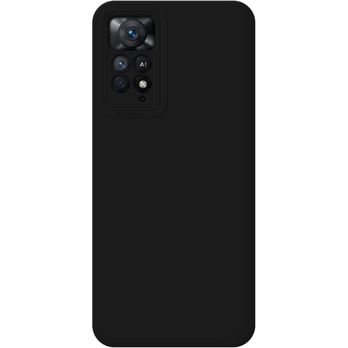 GENERICO - Case Protector para Xiaomi Redmi Note 11 Pro 4G/5G Silicona Negro