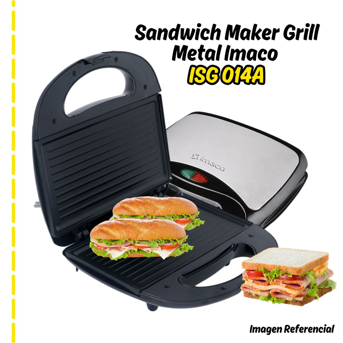 IMACO - Sandwichera Grill Imaco - ISG014A