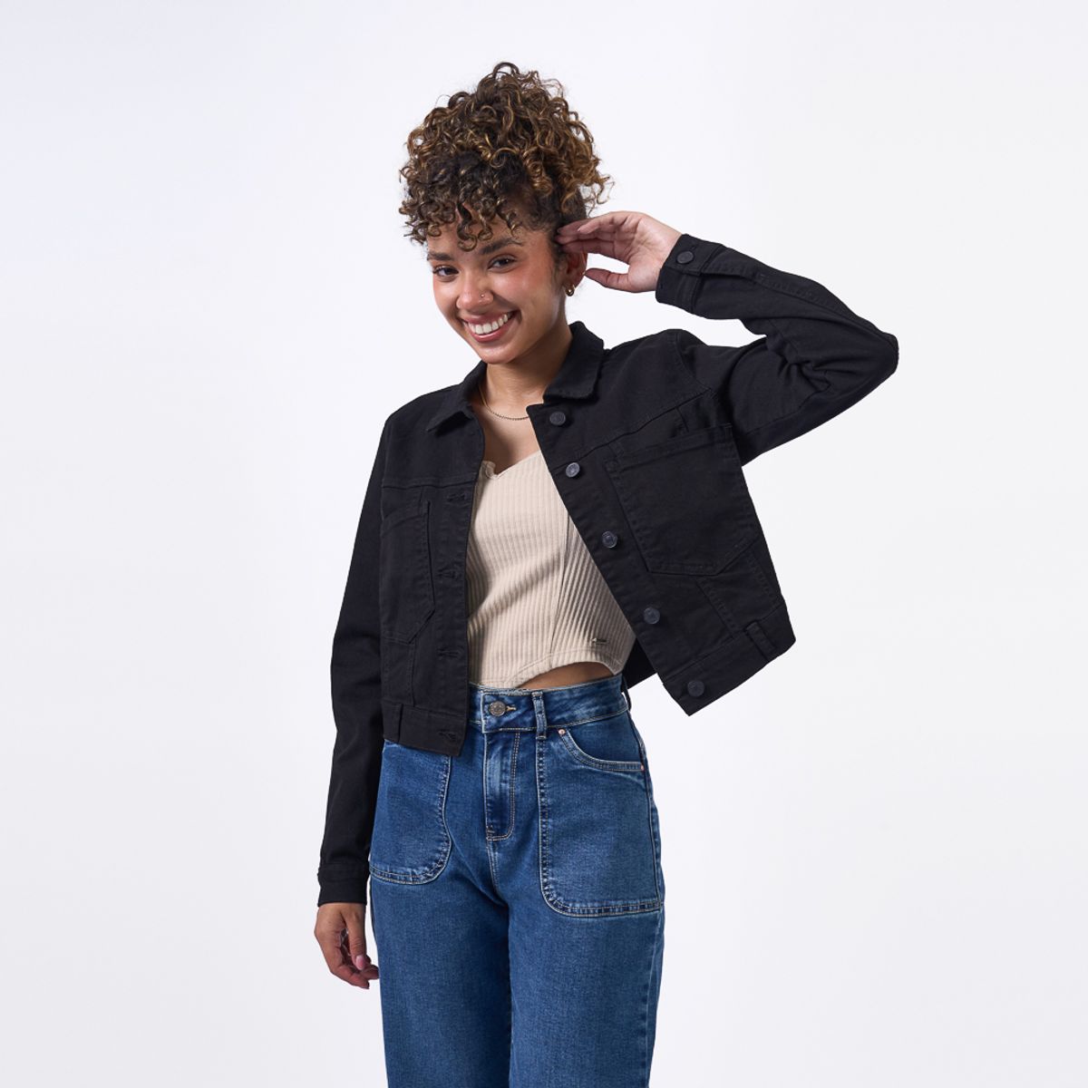 MACHINE - CASACA EI24DUSTINA BULL BULL DENIM