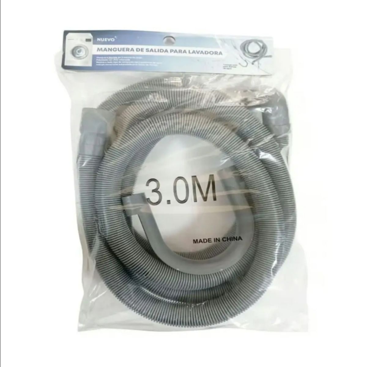 GENERICO - MANGUERA DE DESAGUE PARA LAVADORA 3MTR