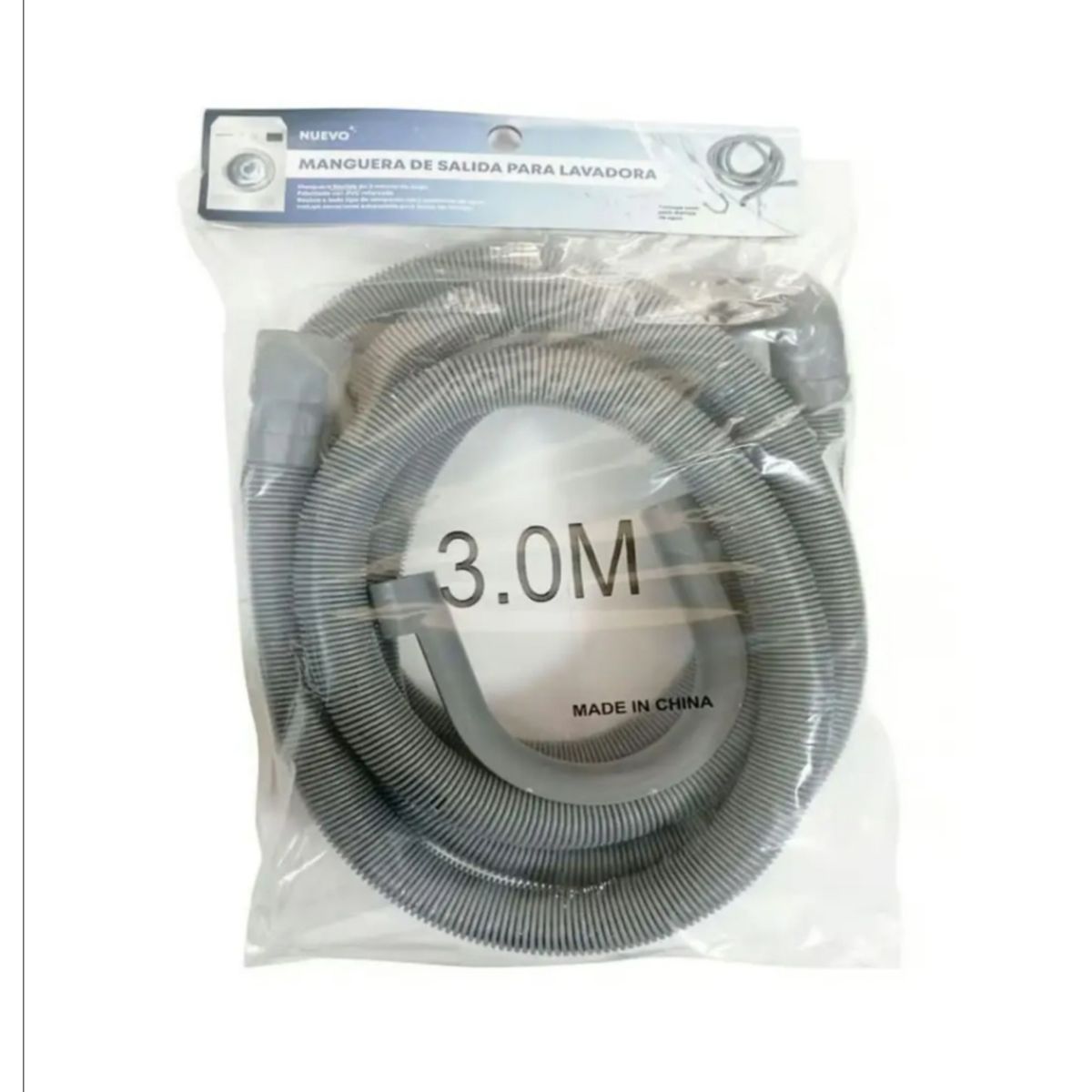 GENERICO - MANGUERA DE DESAGUE PARA LAVADORA 3MTR