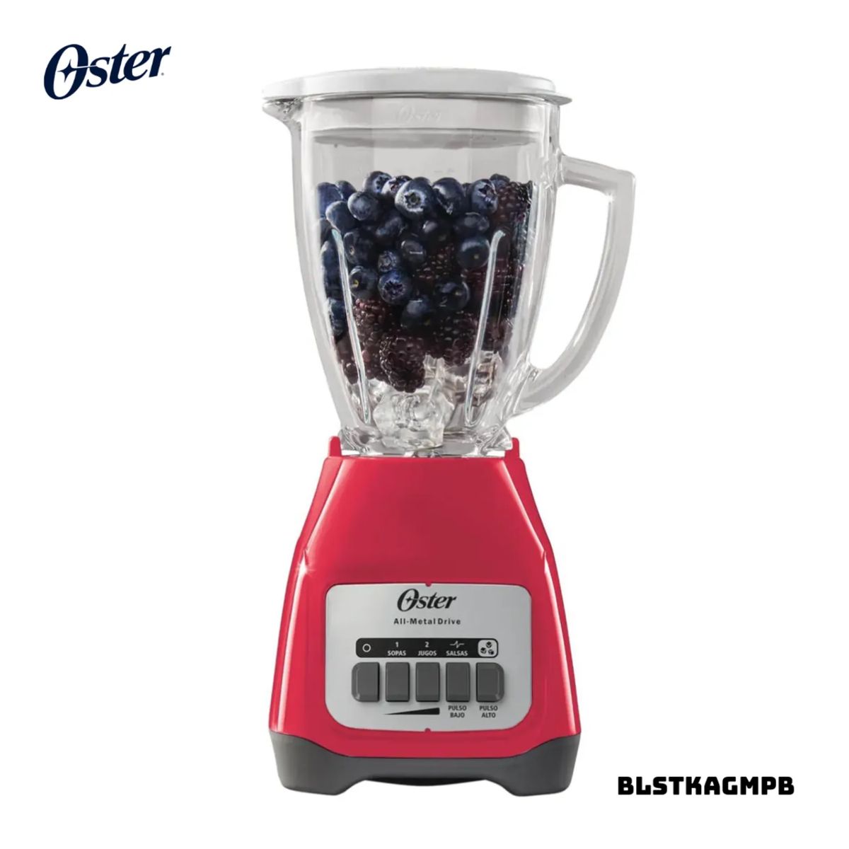 OSTER - LICUADORA OSTER 2 VELOCIDADES 550W SANDIA - BLSTKAGMPB + PLANCHA OSTER