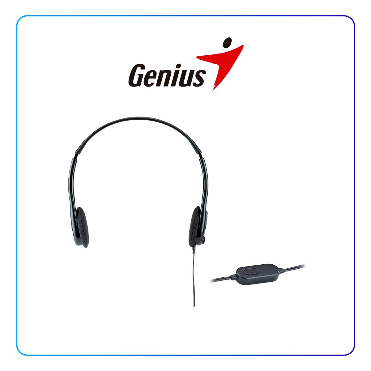 GENIUS - Audífono doble punta Micrófono Genius Hs-200 C