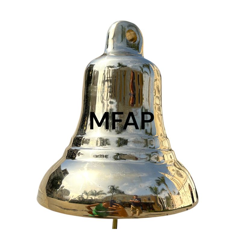 MFAP BRONCERIA Y ANTIGUEDADES - Campana en Bronce fundido 37 cm - Zeus CBFZ37