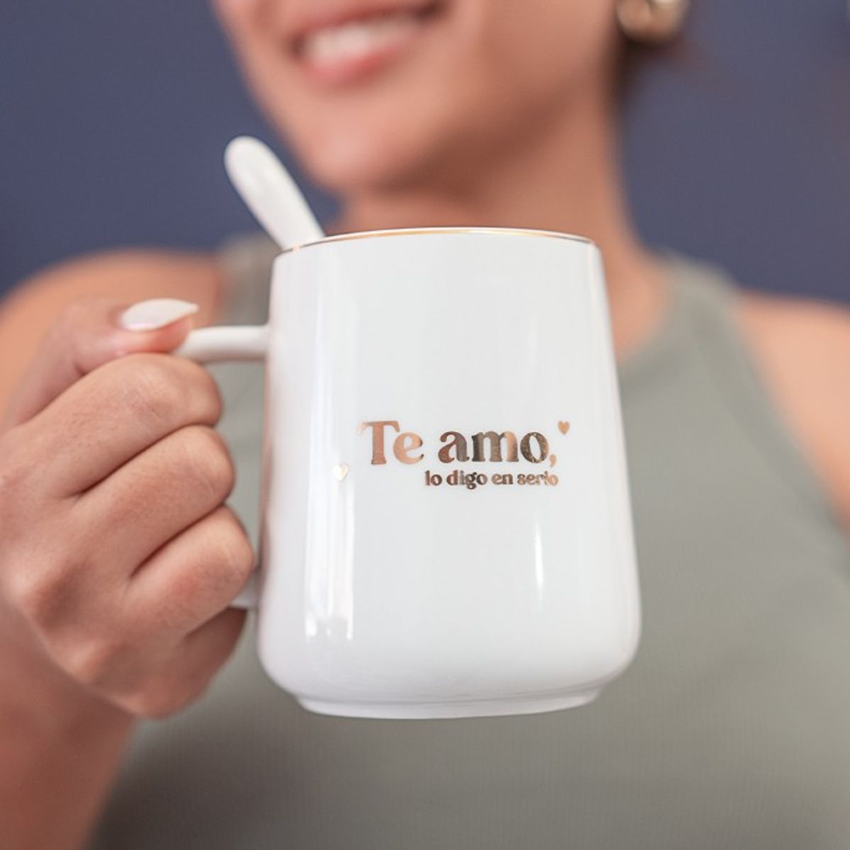 MAGIA PE - Taza Blanca "Te Amo, lo digo enserio"  - Magia.pe