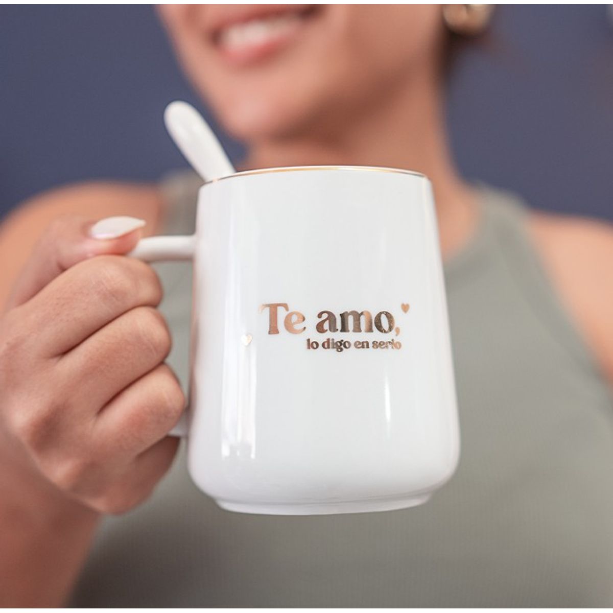 MAGIA PE - Taza Blanca "Te Amo, lo digo enserio"  - Magia.pe