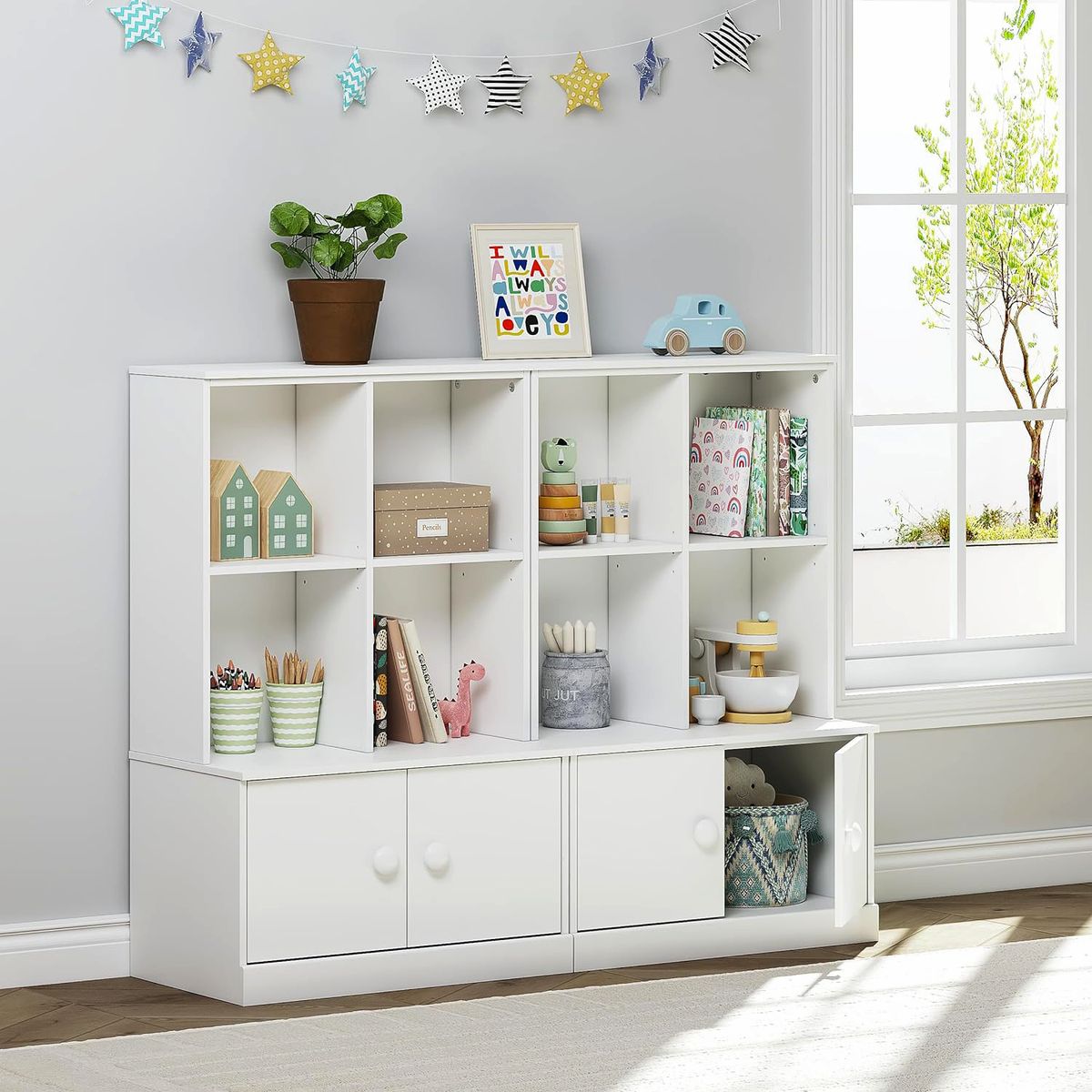 GENERICO - Estante Infantil Multiusos Davis Blanco