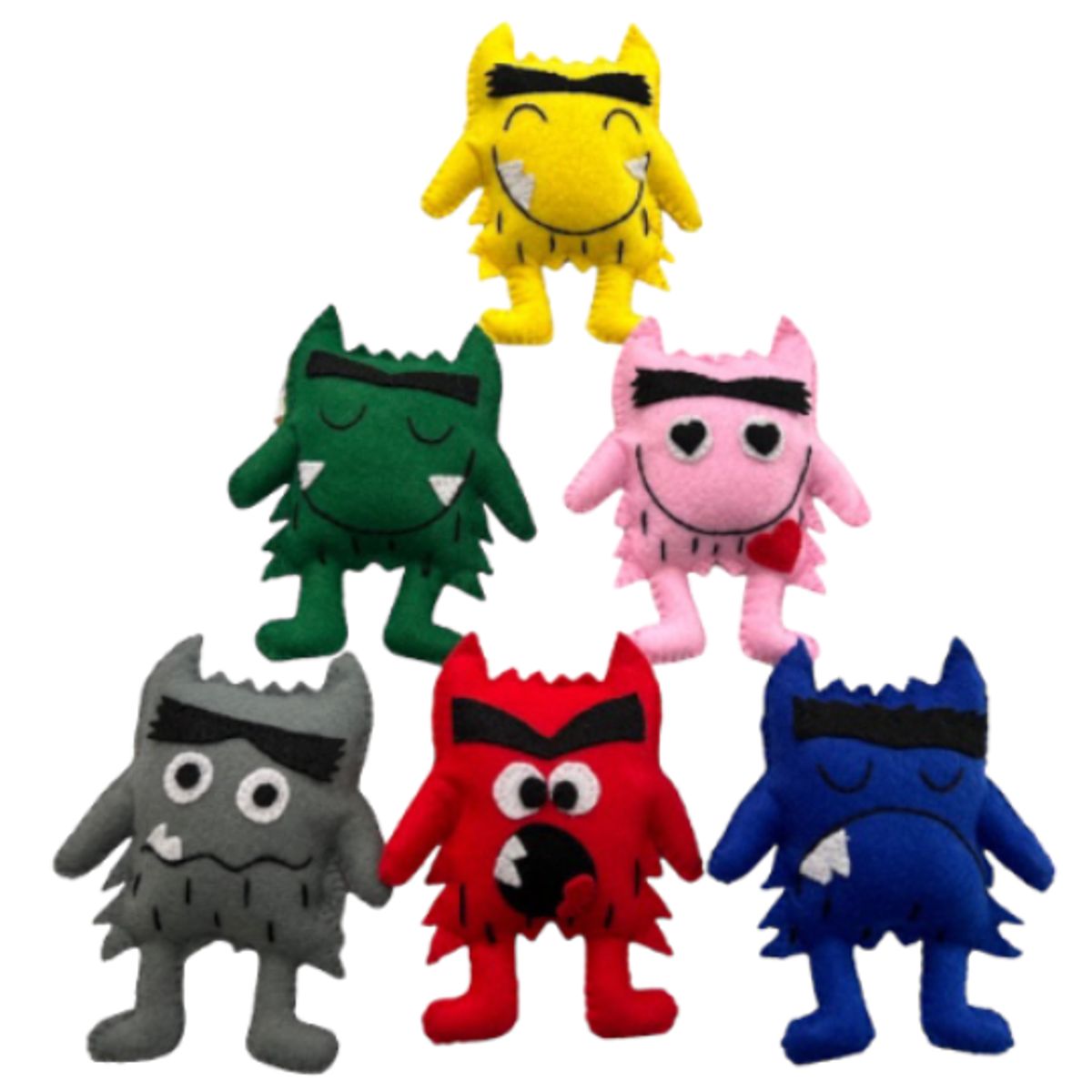 LA TIENDITA DE ALE APRENDE JUGANDO - MONSTRUOS DE COLORES LA TIENDITA DE ALE -  6 EMOCIONES