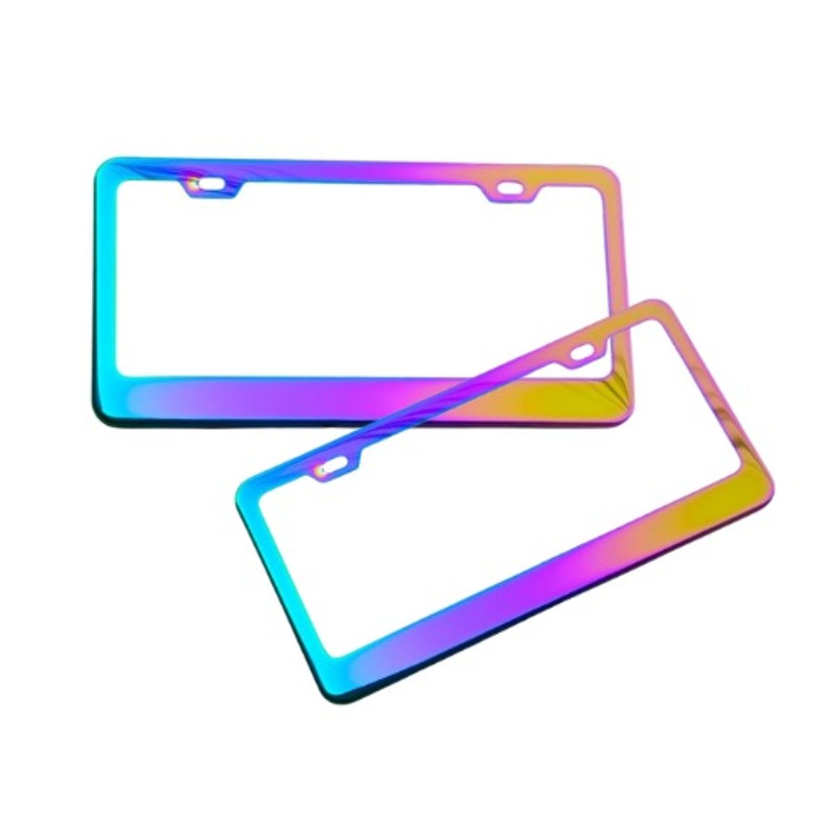 GENERICO - PORTAPLACA TORNAZOL DE METAL 2PCS