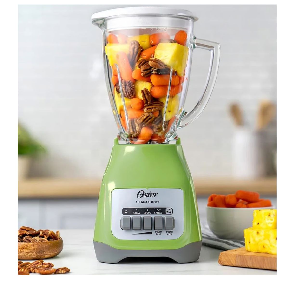 OSTER - Licuadora Oster® 2 velocidades más pulso y vaso de vidrio BLSTKAGKPB