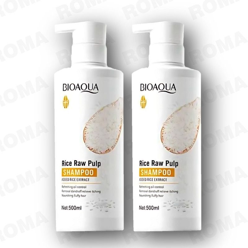 BIOAQUA - PACK 2 SHAMPOO DE ARROZ BIOAQUA 1000ML