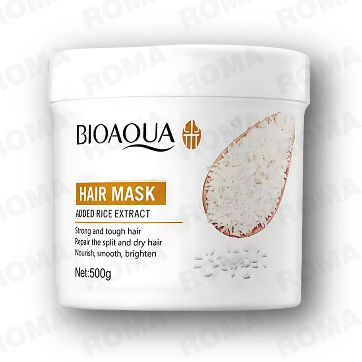 BIOAQUA - MASCARILLA CAPILAR DE ARROZ BIOAQUA  500ML