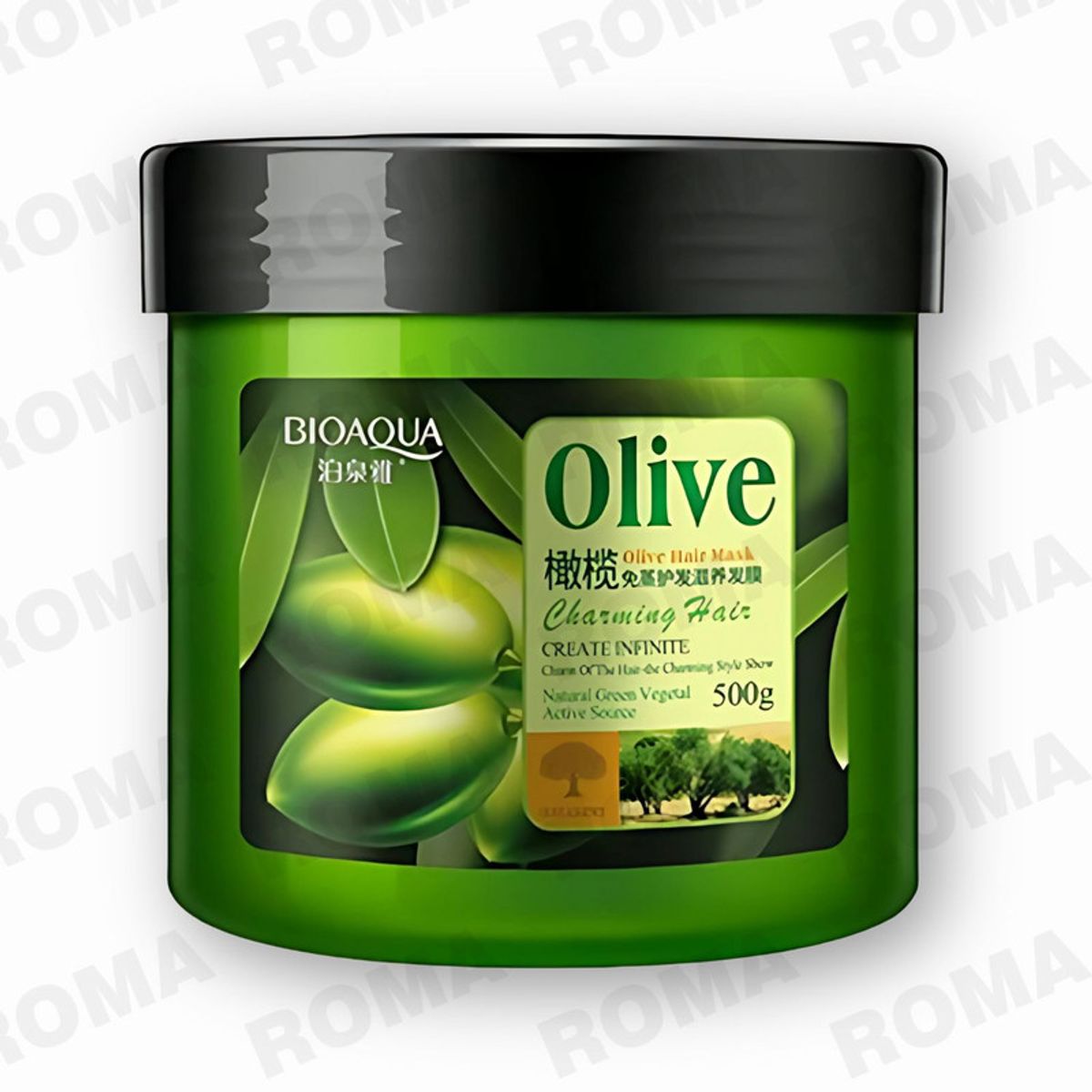 BIOAQUA - MASCARILLA DE OLIVO PARA EL CABELLO BIOAQUA 500G