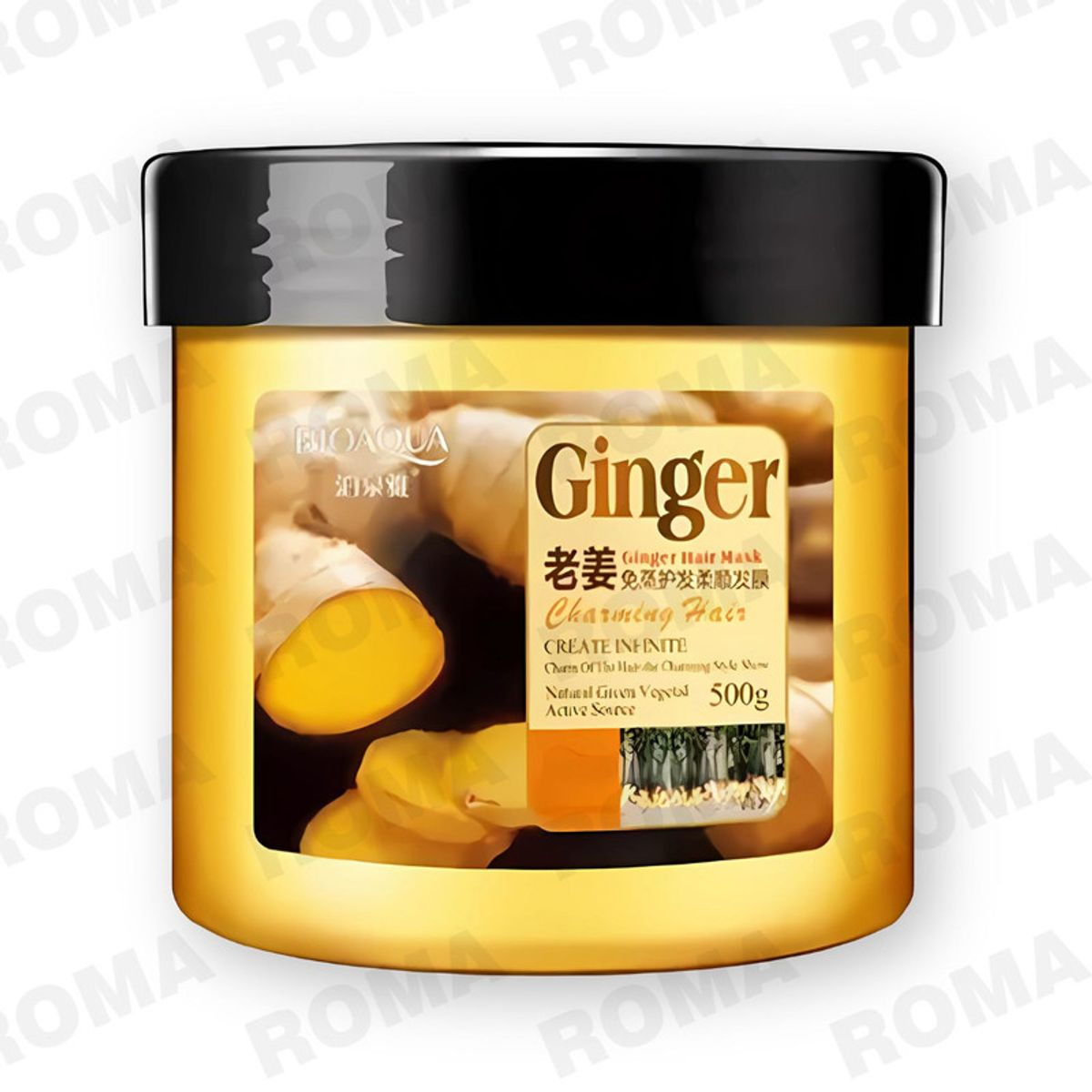 BIOAQUA - MASCARILLA DE JENGIBRE PARA EL CABELLO BIOAQUA 500G