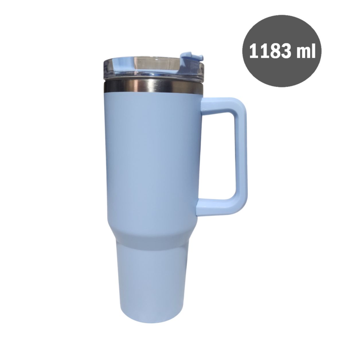 GENERICO - Vaso Tumbler Térmico de Acero Inoxidable con Sorbete - 1183 ml