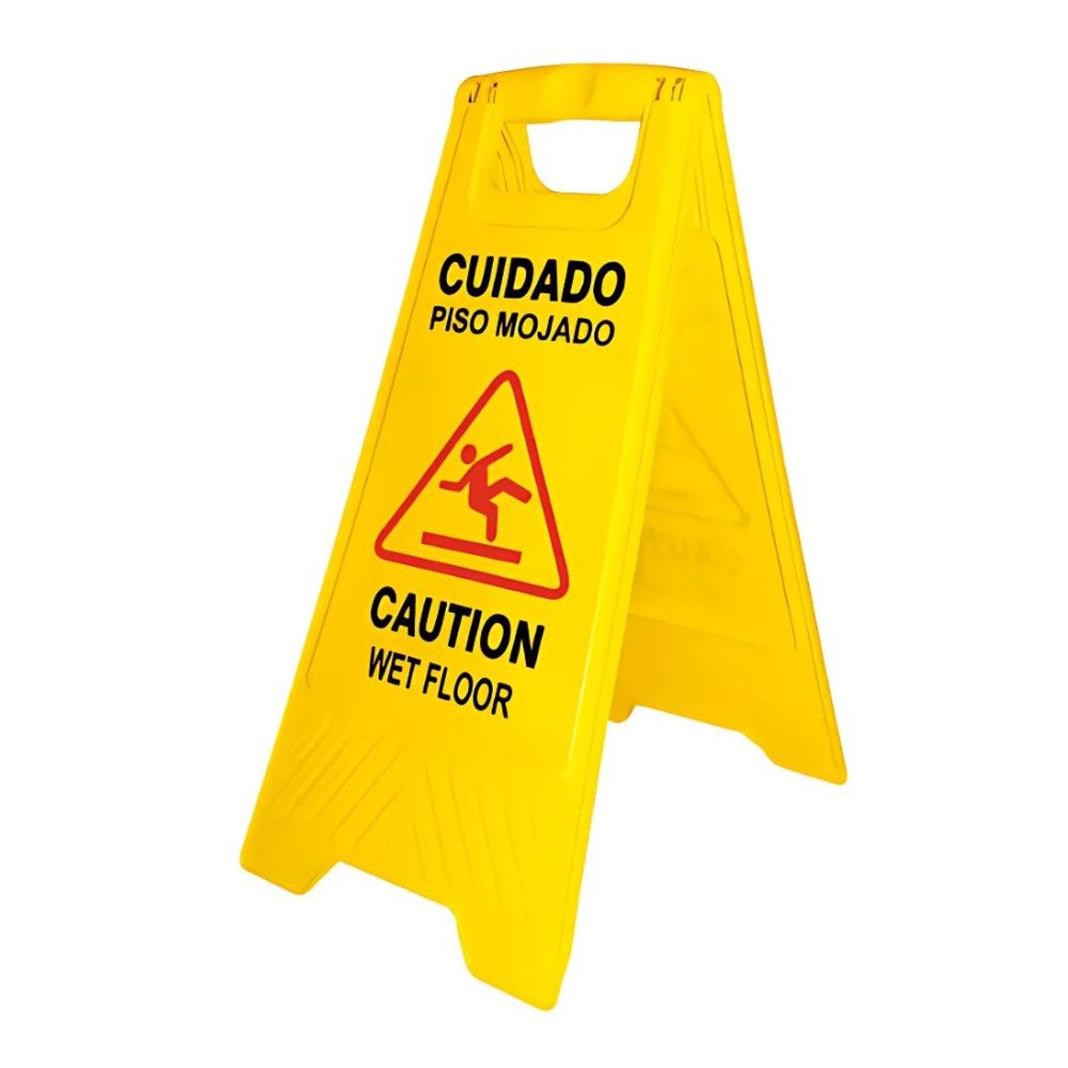 GENERICO - Cartel Señal de Piso Mojado para Precaución Plegable