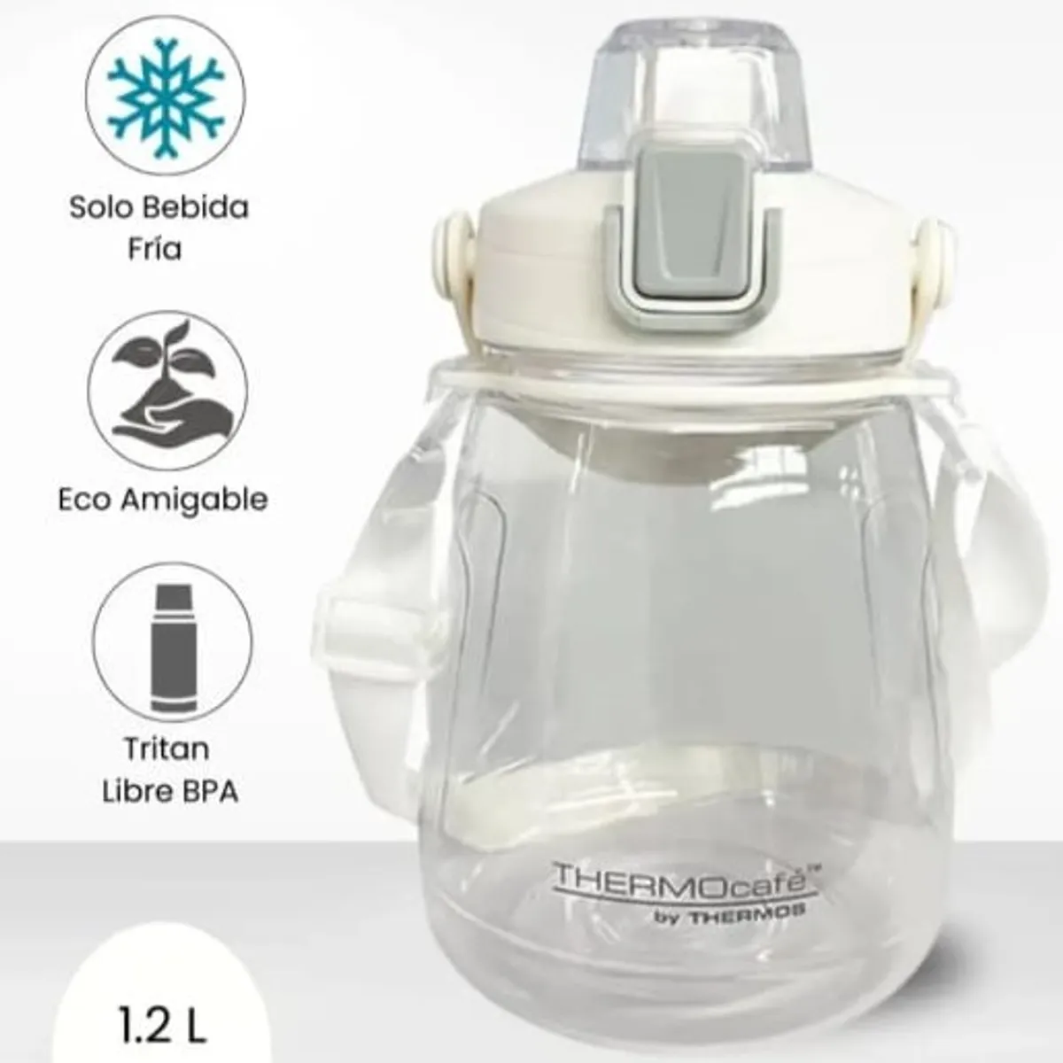 THERMOS - Botella Go Thermos 1200ml BLANCO uso Deportivo u Oficina