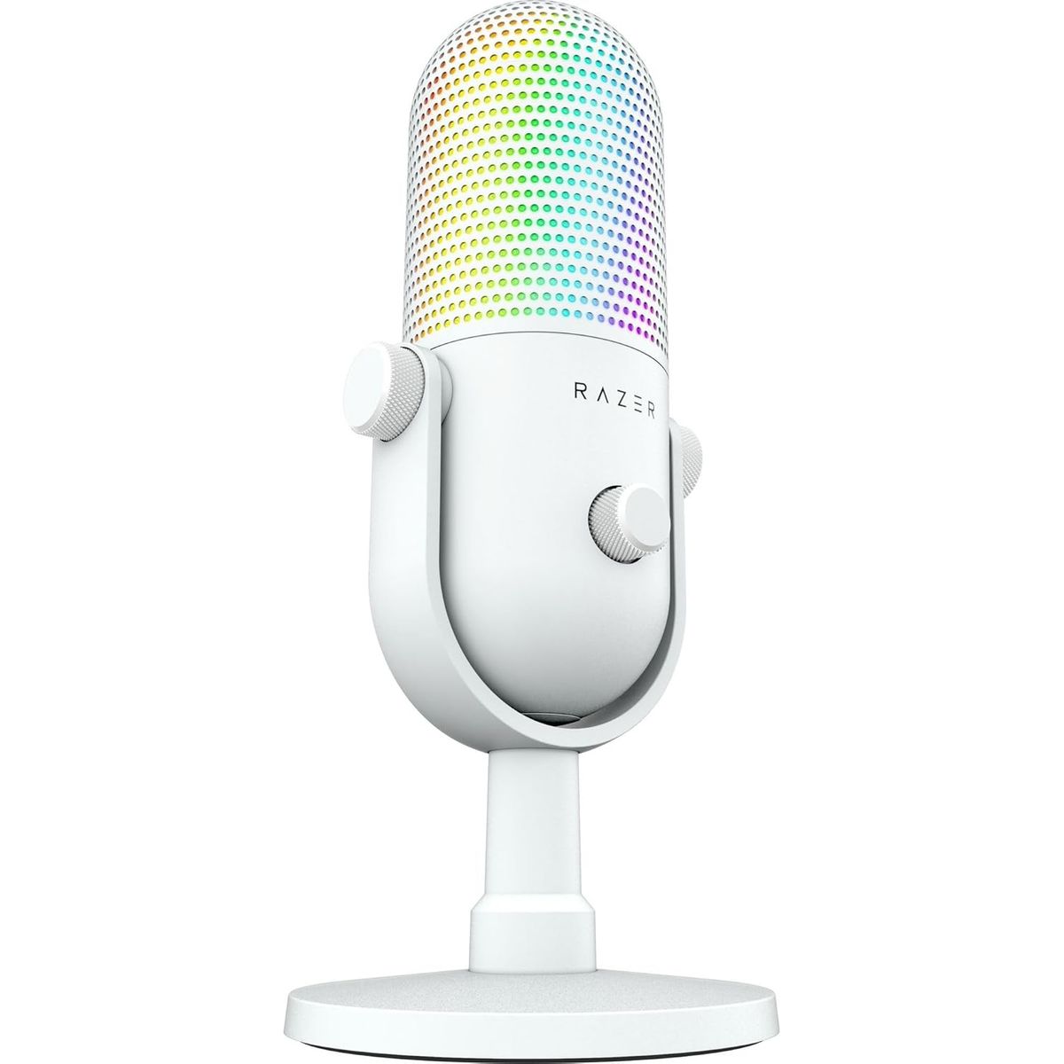 RAZER - MICROFONO RAZER SEIREN V3 CHROMA STREAMING CON SILENCIADOR BLANCO