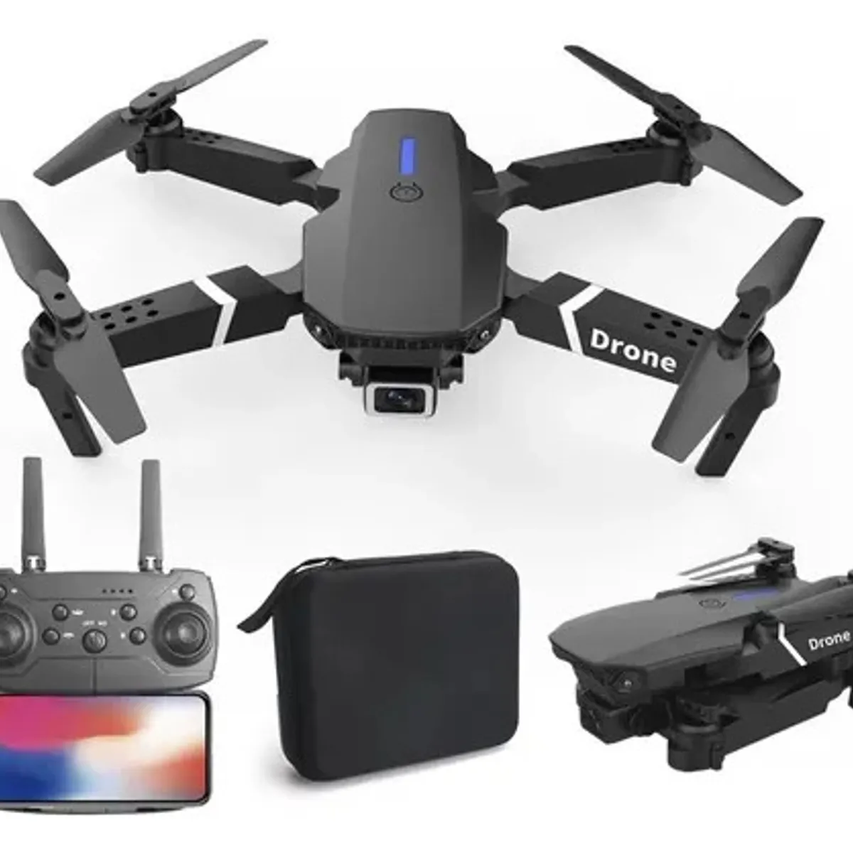 GENERICO - DRONE E88 PRO CON 4 MOTORES