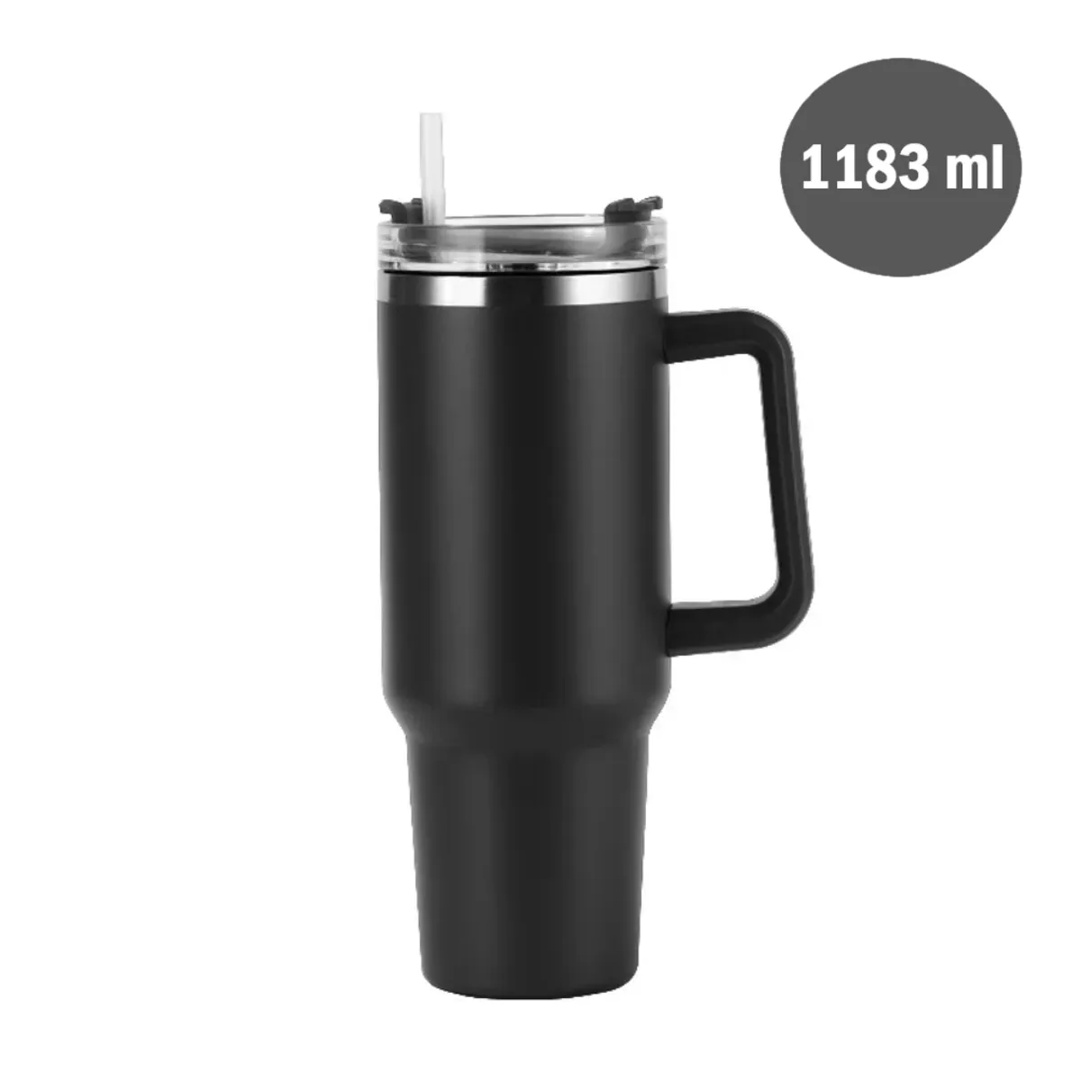 GENERICO - Vaso Tumbler Térmico de Acero Inoxidable con Sorbete - 1183ml