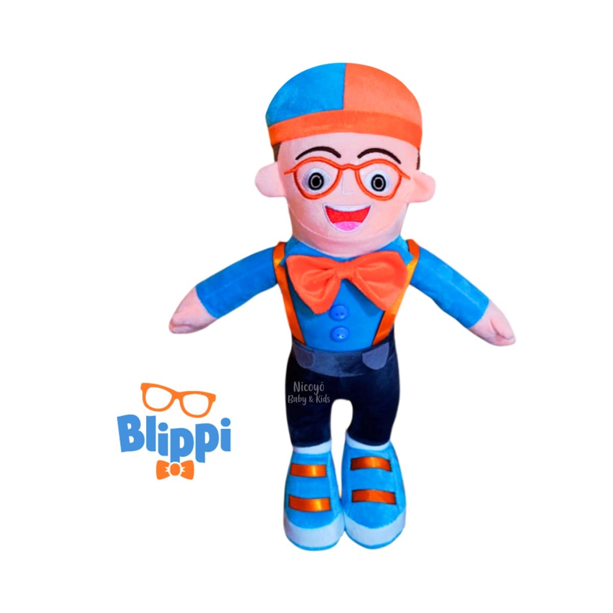 KIDS - Peluche Blippi de 45 cm – Suave, Tierno y Colorido