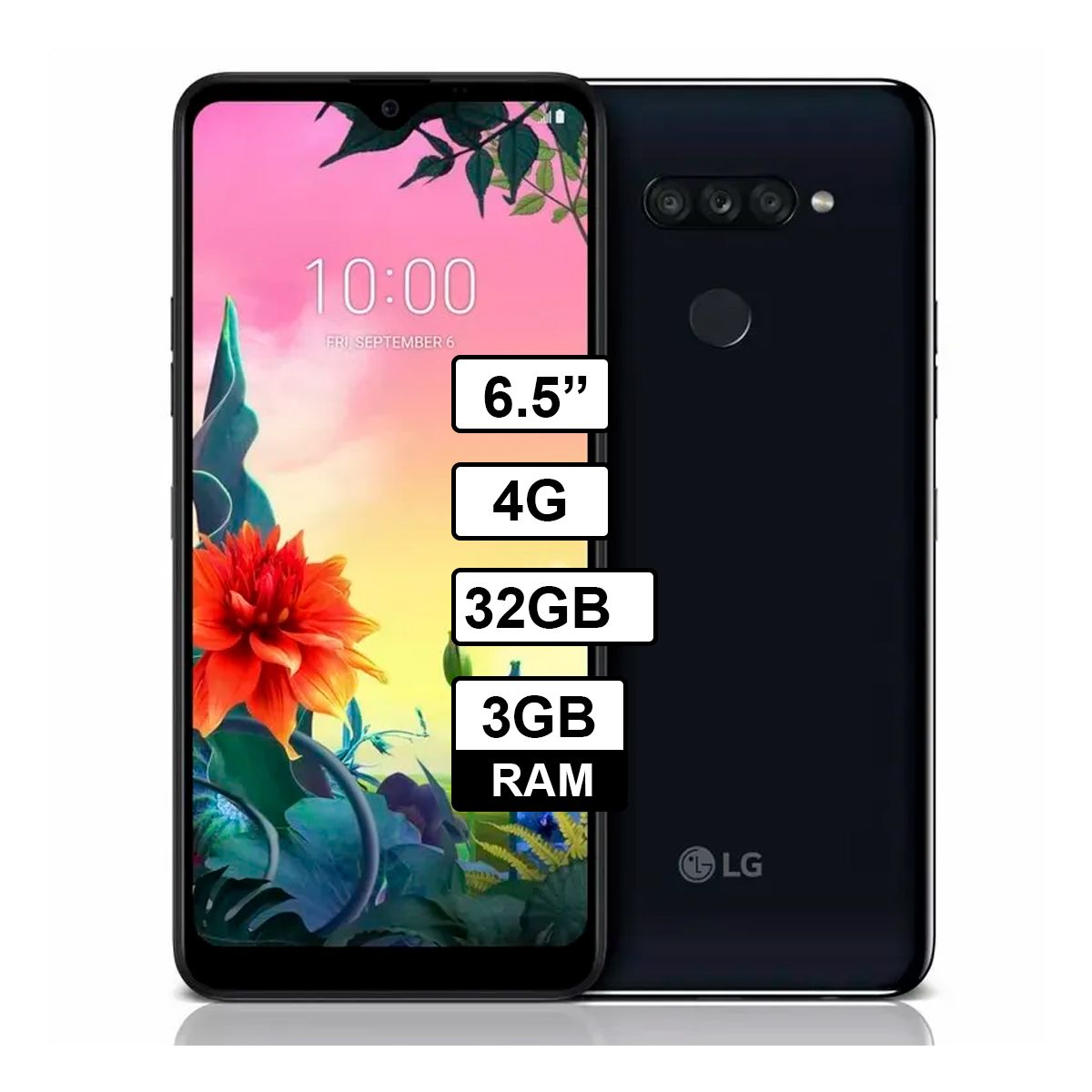 LG - Celular LG K50S 32 GB - 3 GB RAM Color Negro