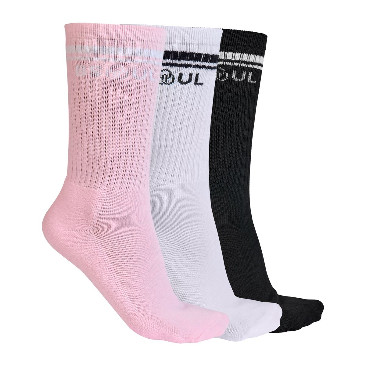 BSOUL - Medias Mujer Bsoul 3Pack Crew Cut Isi Multicolor BSOUL