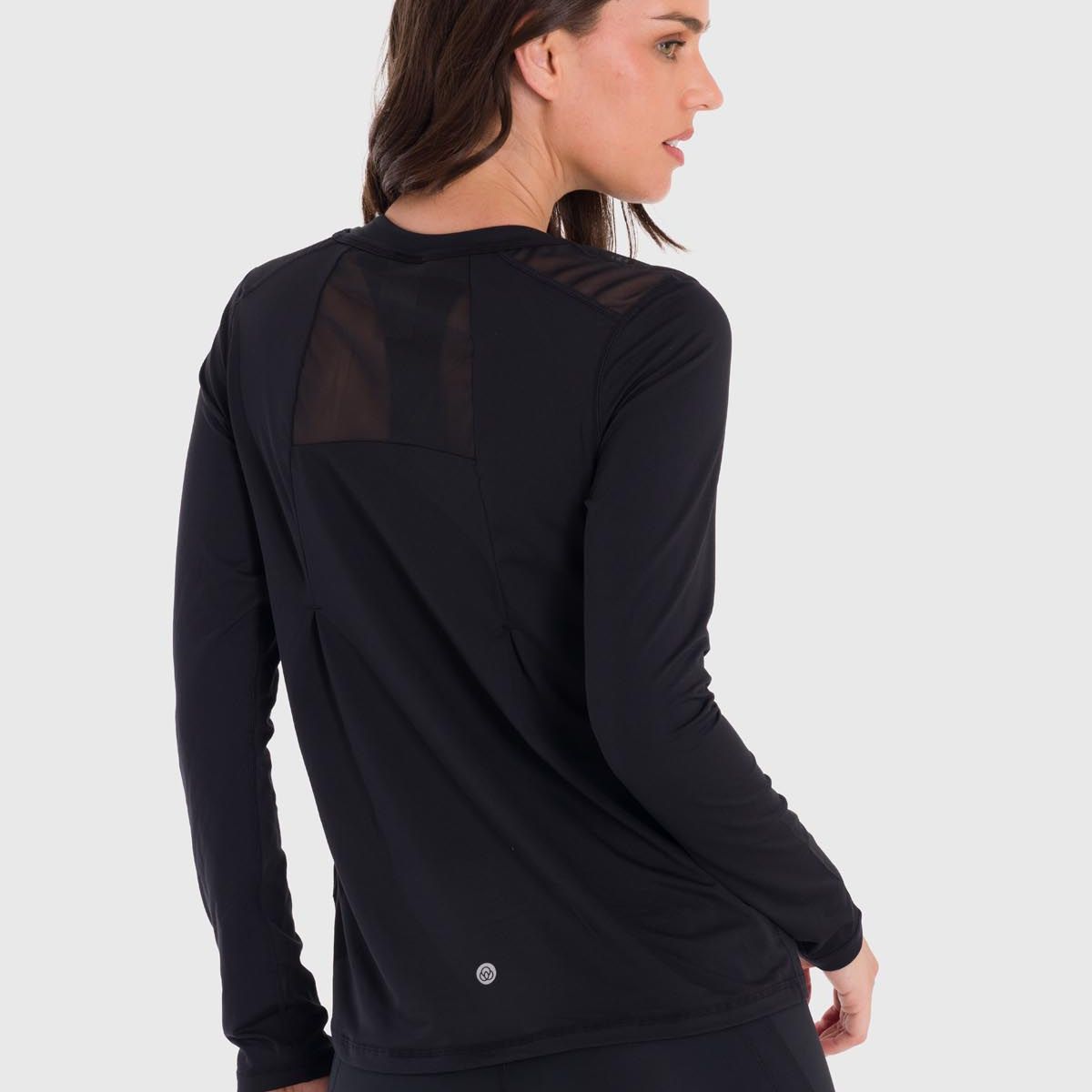 BSOUL - Polo Manga Larga Bsoul Mujer First Layer Mesh Negro BSOUL