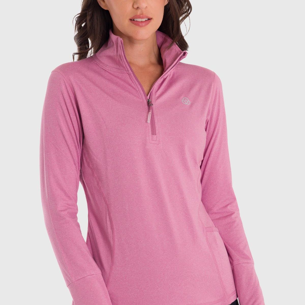 BSOUL - Polo Mujer Bsoul Half Zip Rosado BSOUL