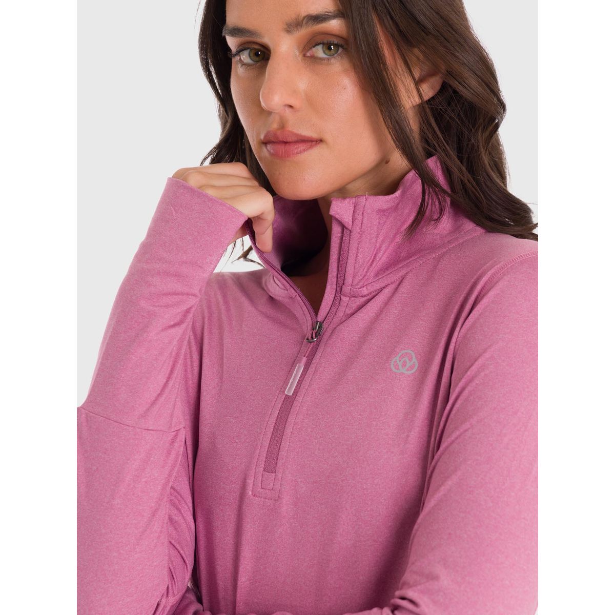 BSOUL - Polo Mujer Bsoul Half Zip Rosado BSOUL