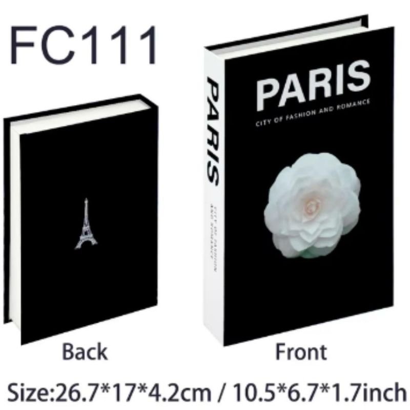 FUNKO - FakeBook o Libro de Utilería Decorativo Aesthetic - Paris