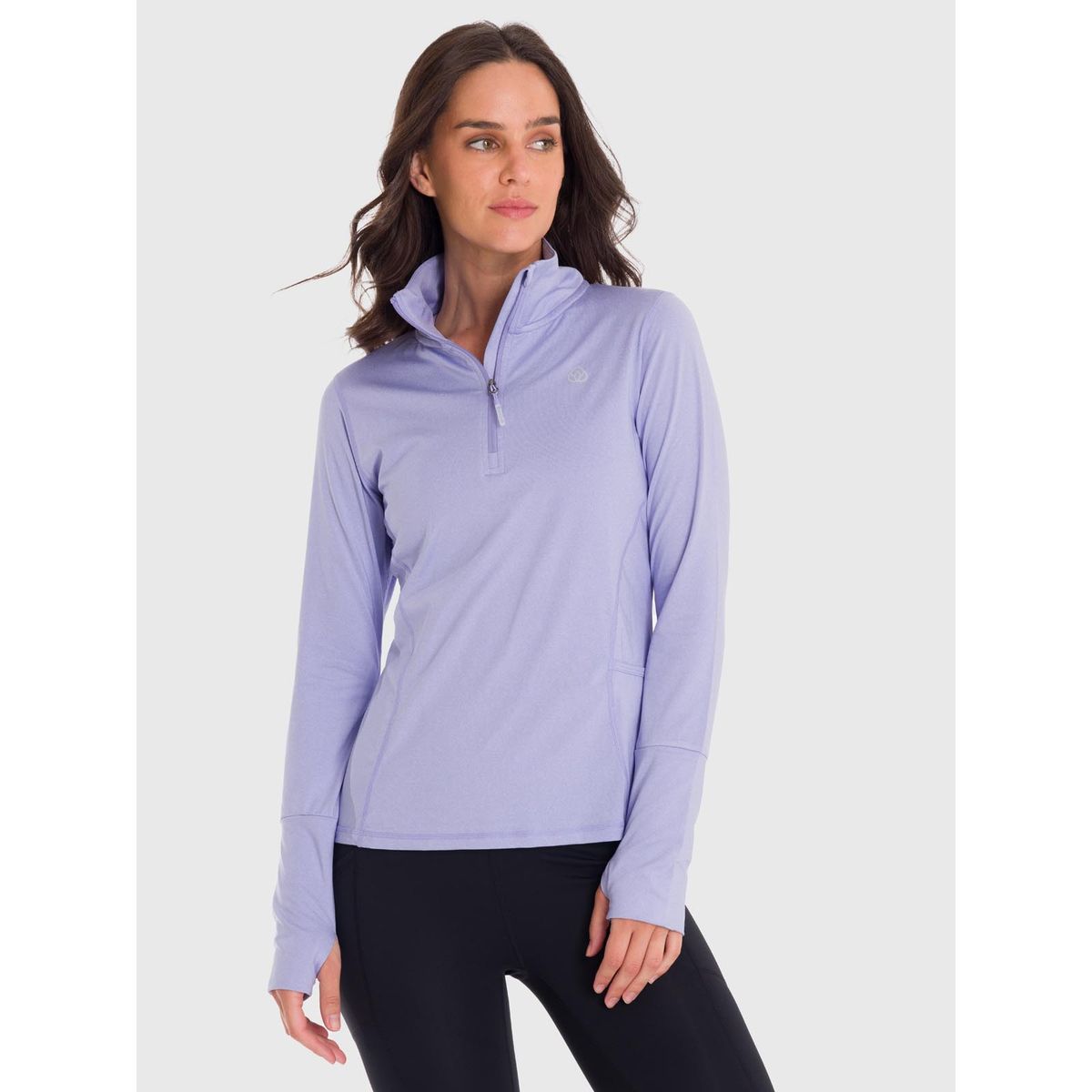 BSOUL - Polo Mujer Bsoul Half Zip Morado BSOUL