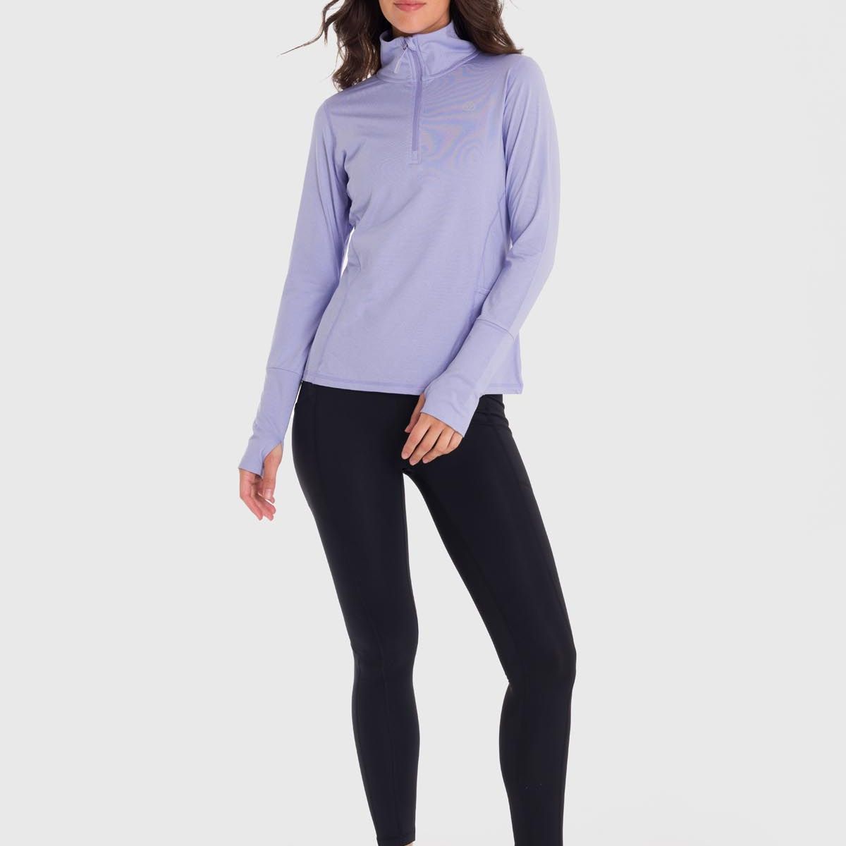BSOUL - Polo Mujer Bsoul Half Zip Morado BSOUL