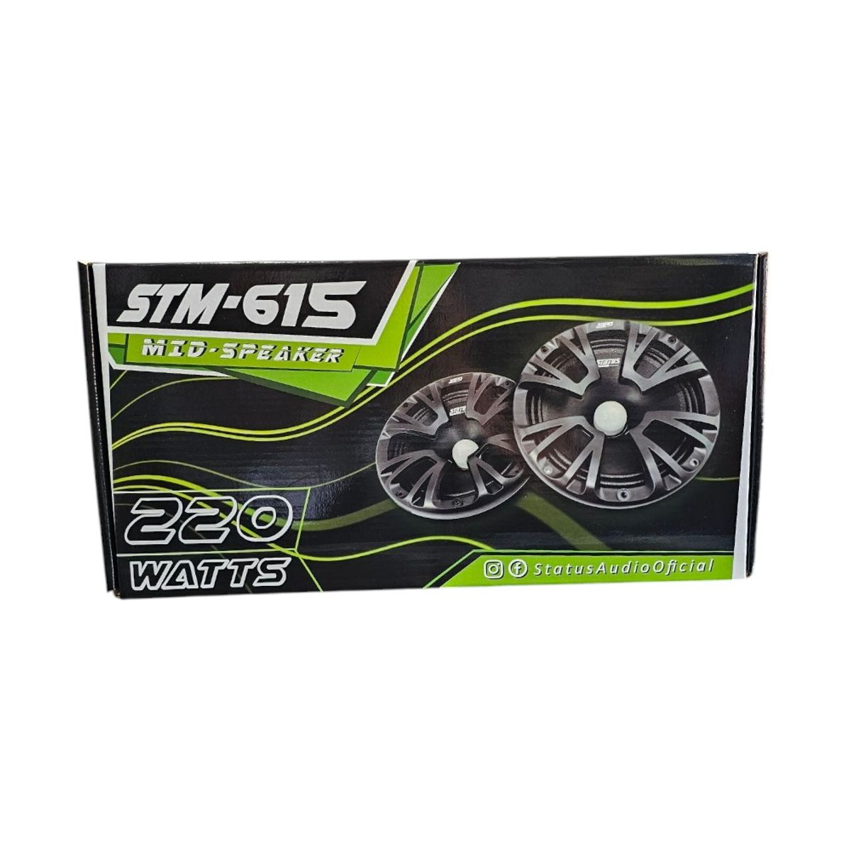 GENERICO - Parlantes Medios Rango Punta Bala 65 Pulgadas STATUS AUDIO 220W