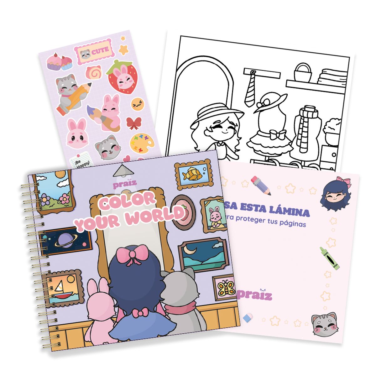 GENERICO - LIBRO PARA COLOREAR COLOR YOUR WORLD