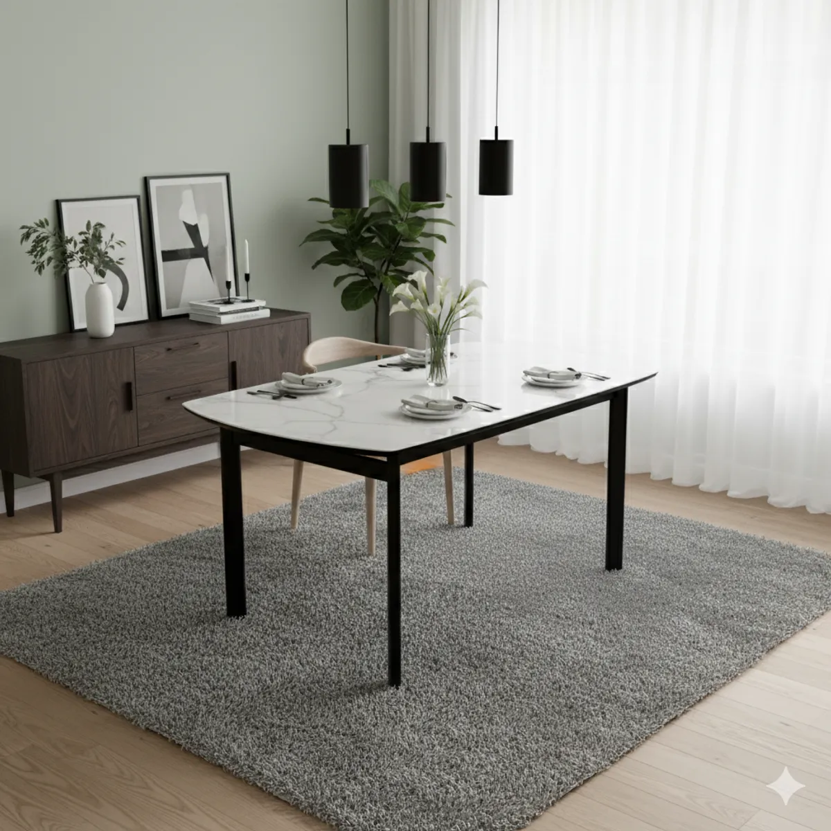 MIN CITY HOME - Mesa extensible de madera