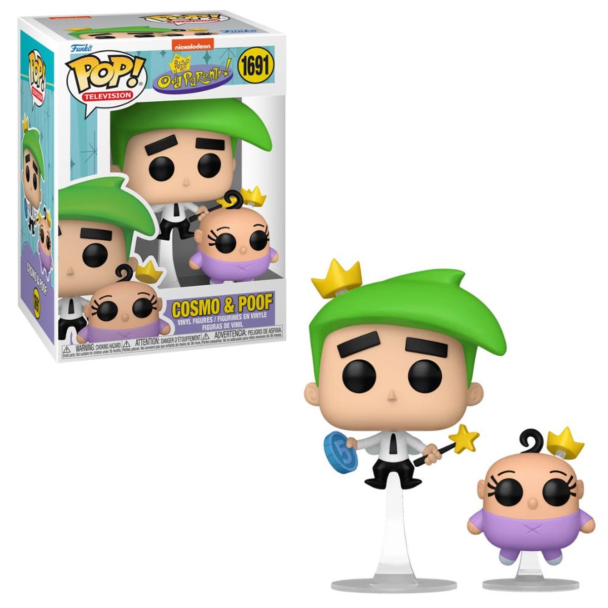 FUNKO - Funko Pop Cosmo y Puff Los Padrinos Magicos