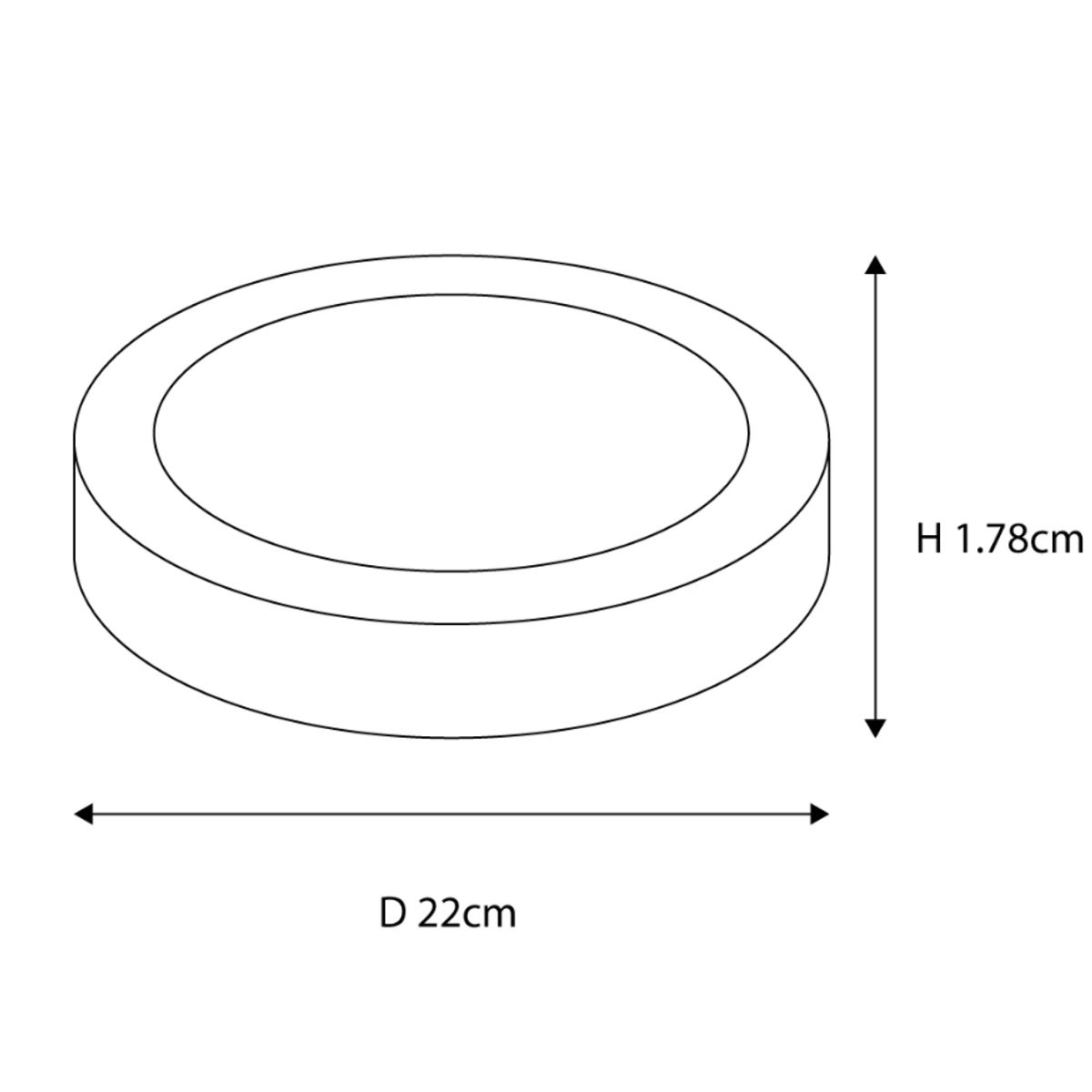 LUMINIKA - Panel Led Multifunción 18W Luz Blanca
