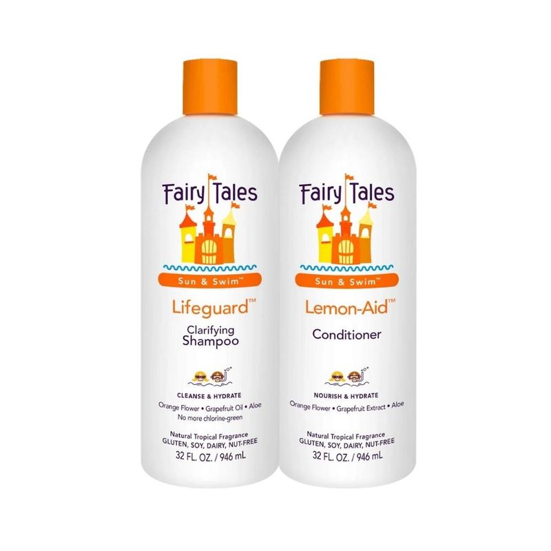 GENERICO - Kits Champú y acondicionador despues de natación Fairy Tales Sun & Swim