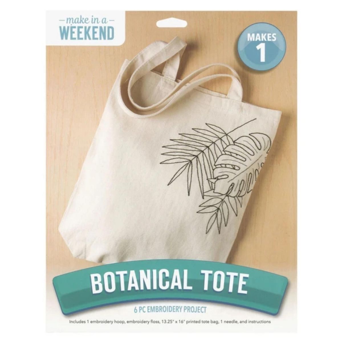 GENERICO - Kit DIY Bolse Tote para bordar