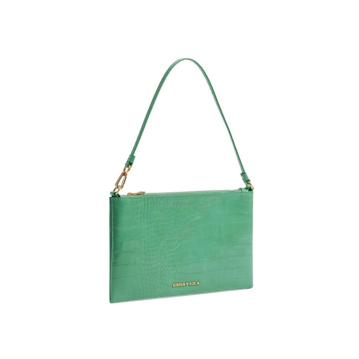 GENERICO - Cartera Slim Bimba y Lola Grabado Cocodrilo Verde