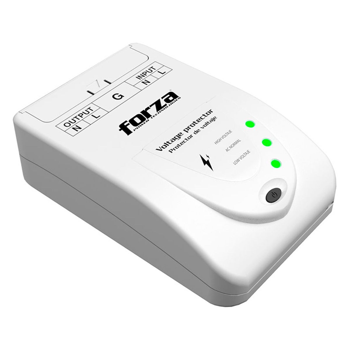 FORZA - FORZA FVP-6630B Protector de voltaje 880J 6600W 1 toma