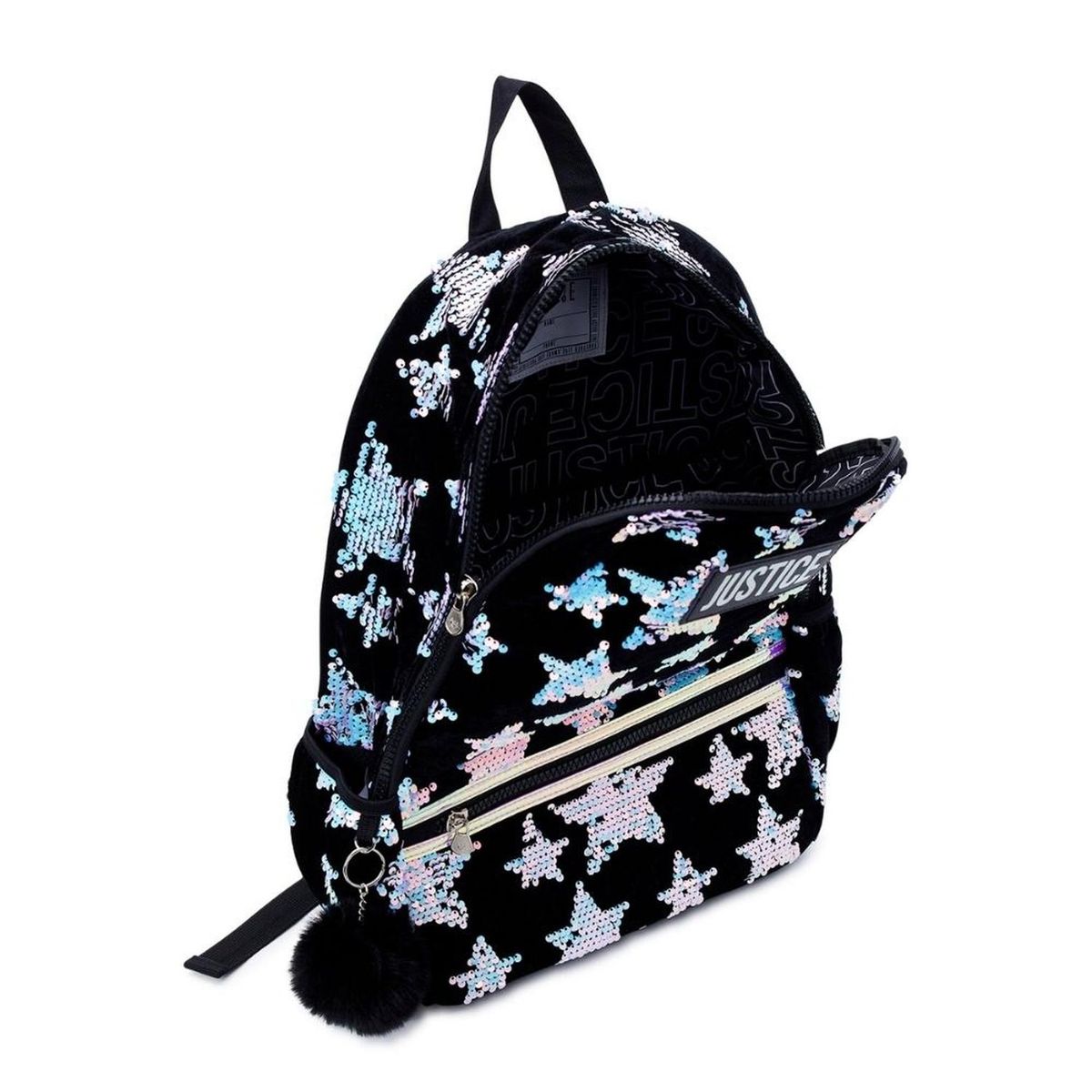 JUSTICE - Mochila Escolar  Justice Portalaptop con llavero