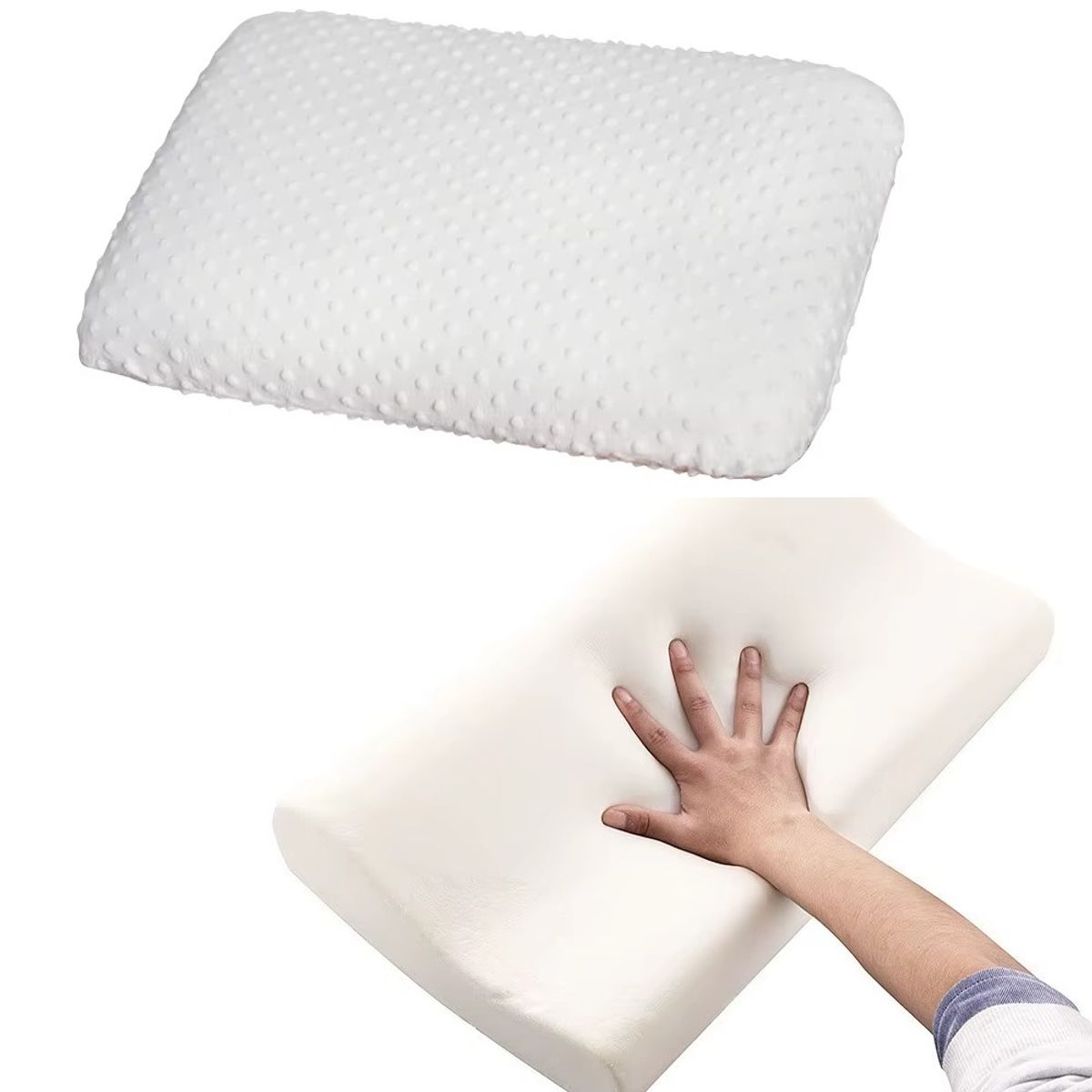 GENERICO - Almohada ergonómica suave económica para bebes