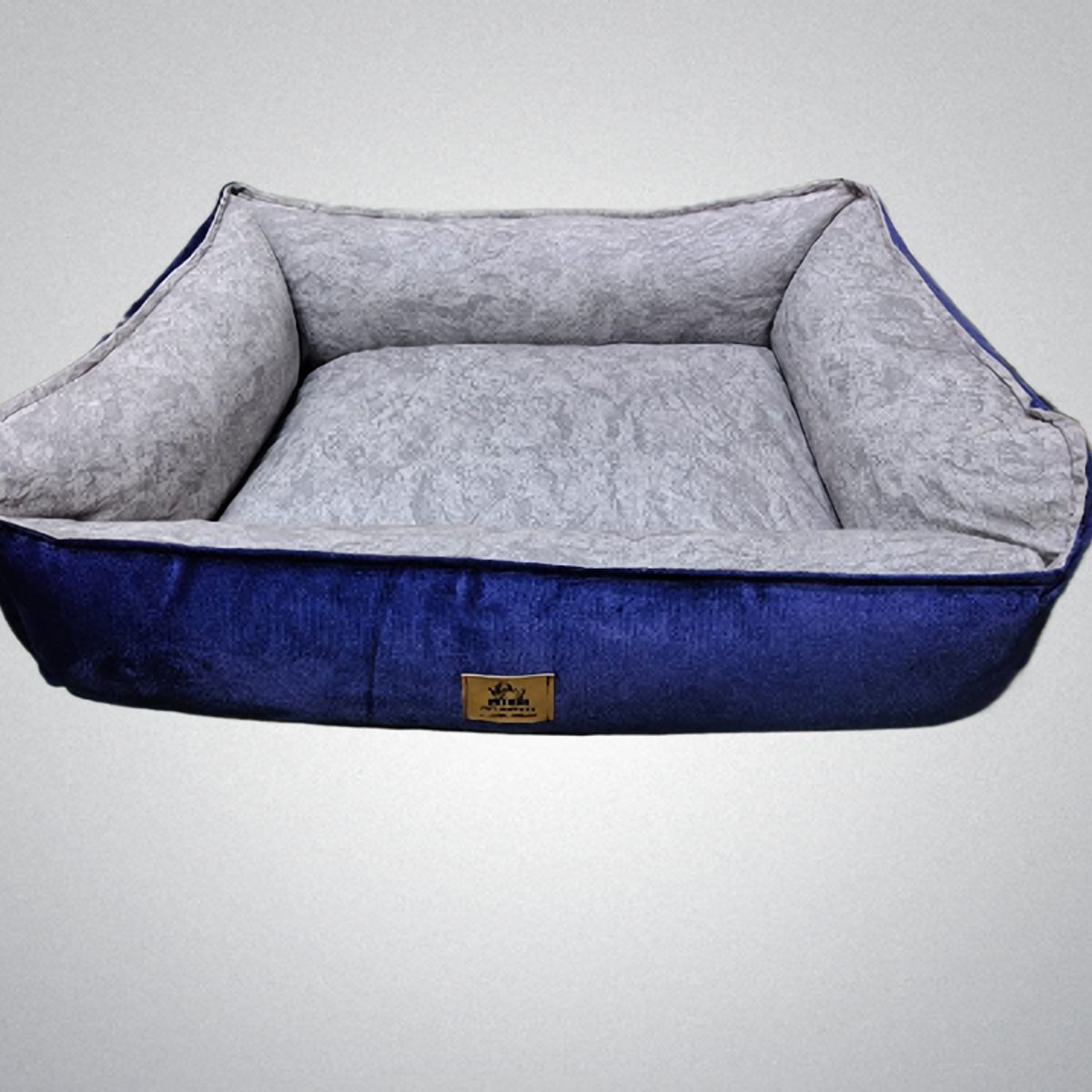NACIONAL - CAMA PARA PERROS ANTIALERGICA TALLA M AZUL LAVABLE