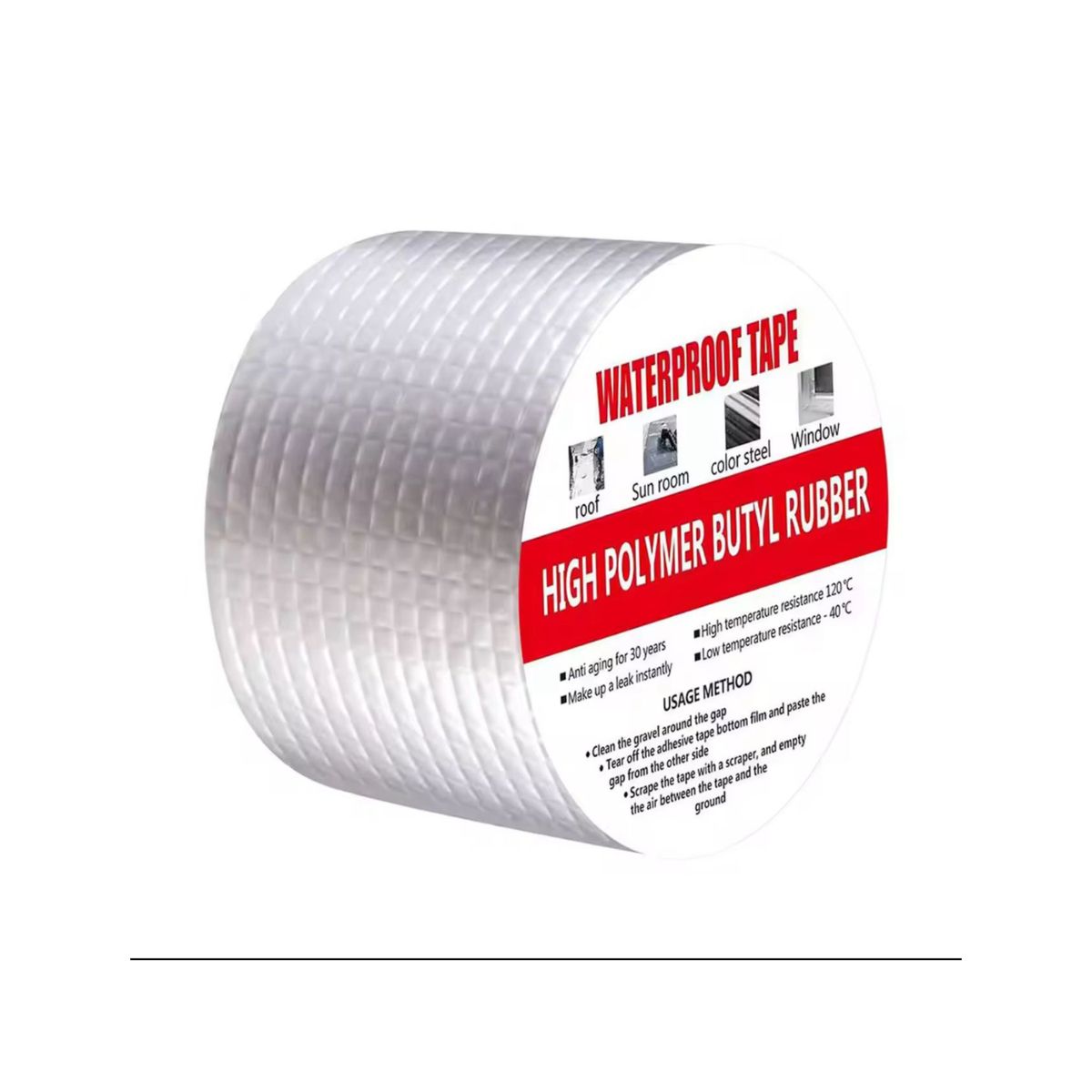 GENERICO - Cinta de Butilo 10 cm x 10 m