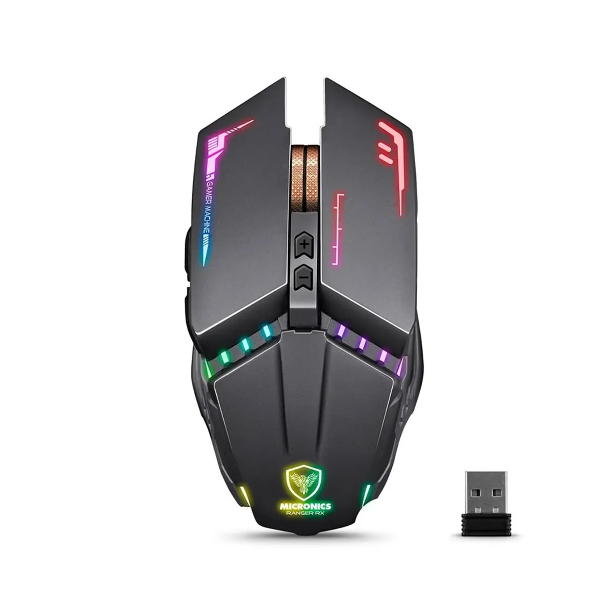 MICRONICS - MOUSE GAMER  RANGER RXMIC M822RX INALÁMBRICO RECARGABLE MICRONICS