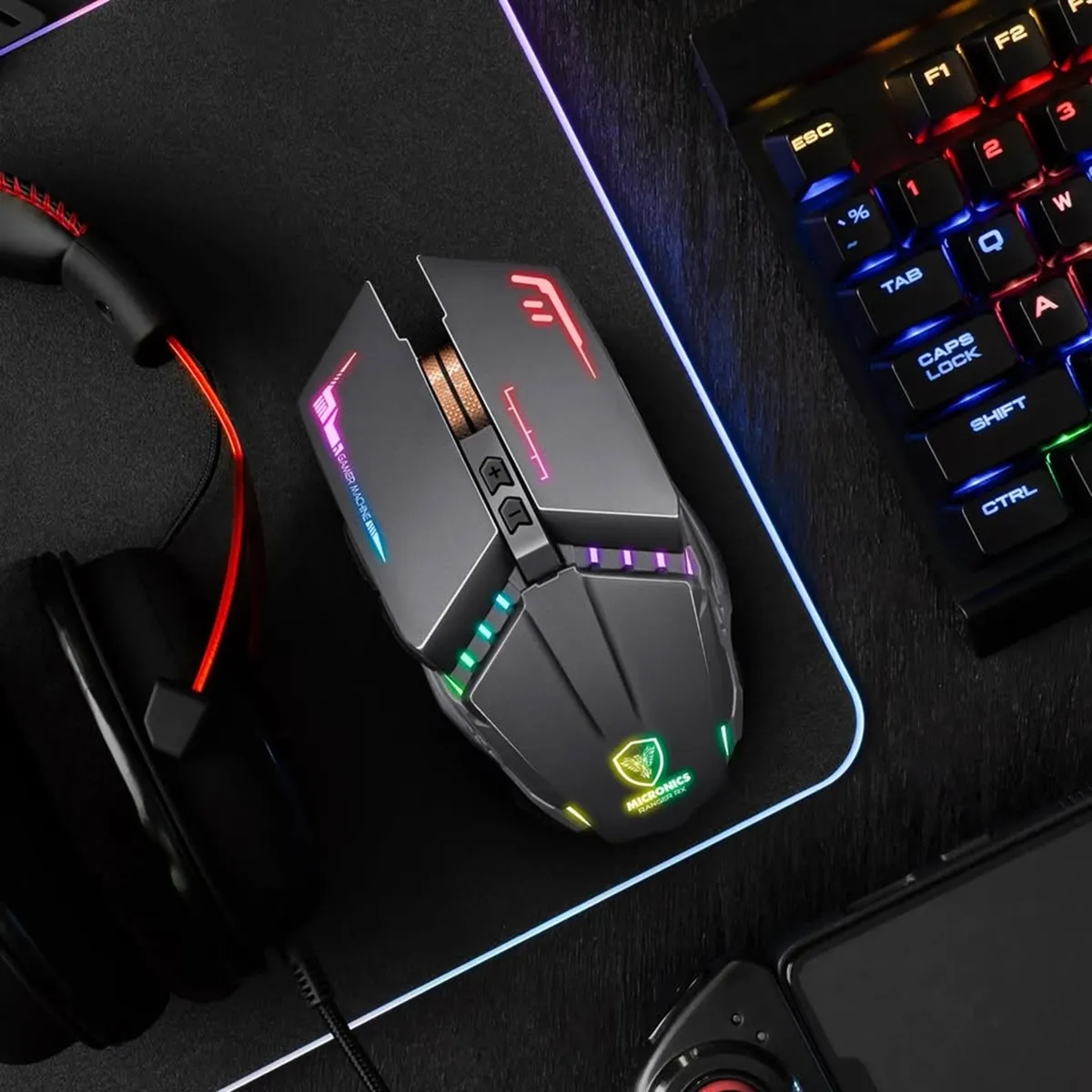 MICRONICS - MOUSE GAMER  RANGER RXMIC M822RX INALÁMBRICO RECARGABLE MICRONICS